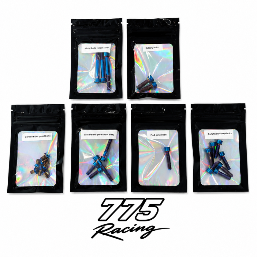 Bonnell 775 MX Titanium kit (set of 24)