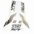 Bonnell 775 MX Chrome  Fork Decals